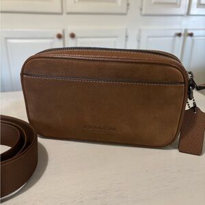 Coach suede crossbody